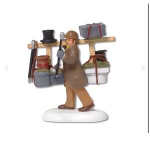DEPT 56 DICKENS Heritage VILLAGE THE BEST IN HATS AND‎ WALKING STICKS #5843 NIB